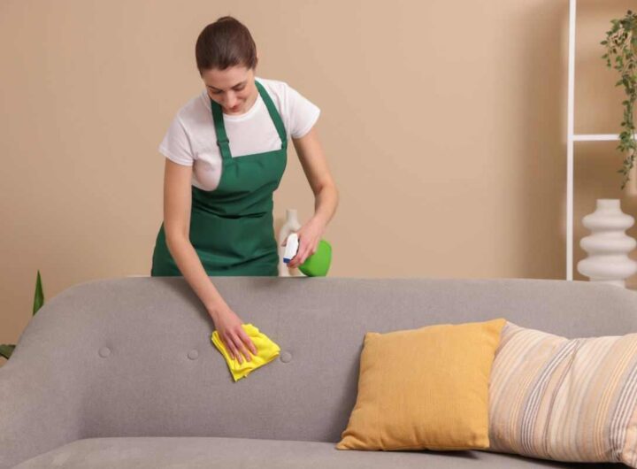 usa le tabs per lavastoviglie e un coperchio per pulire il divano